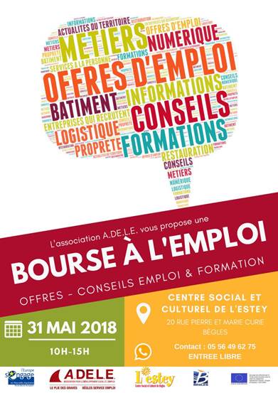 31 Mai / Bourse à L'emploi - Terres Neuves